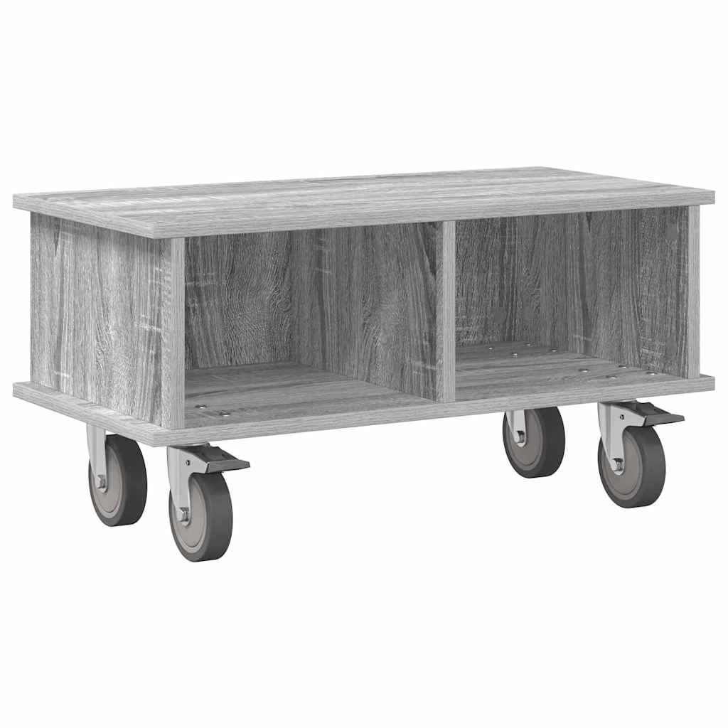 TV-bord 68,5 x 35 x 35 cm Grå Sonoma Konstrueret træ