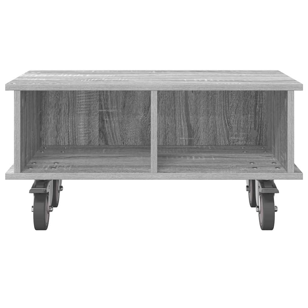 TV-bord 68,5 x 35 x 35 cm Grå Sonoma Konstrueret træ