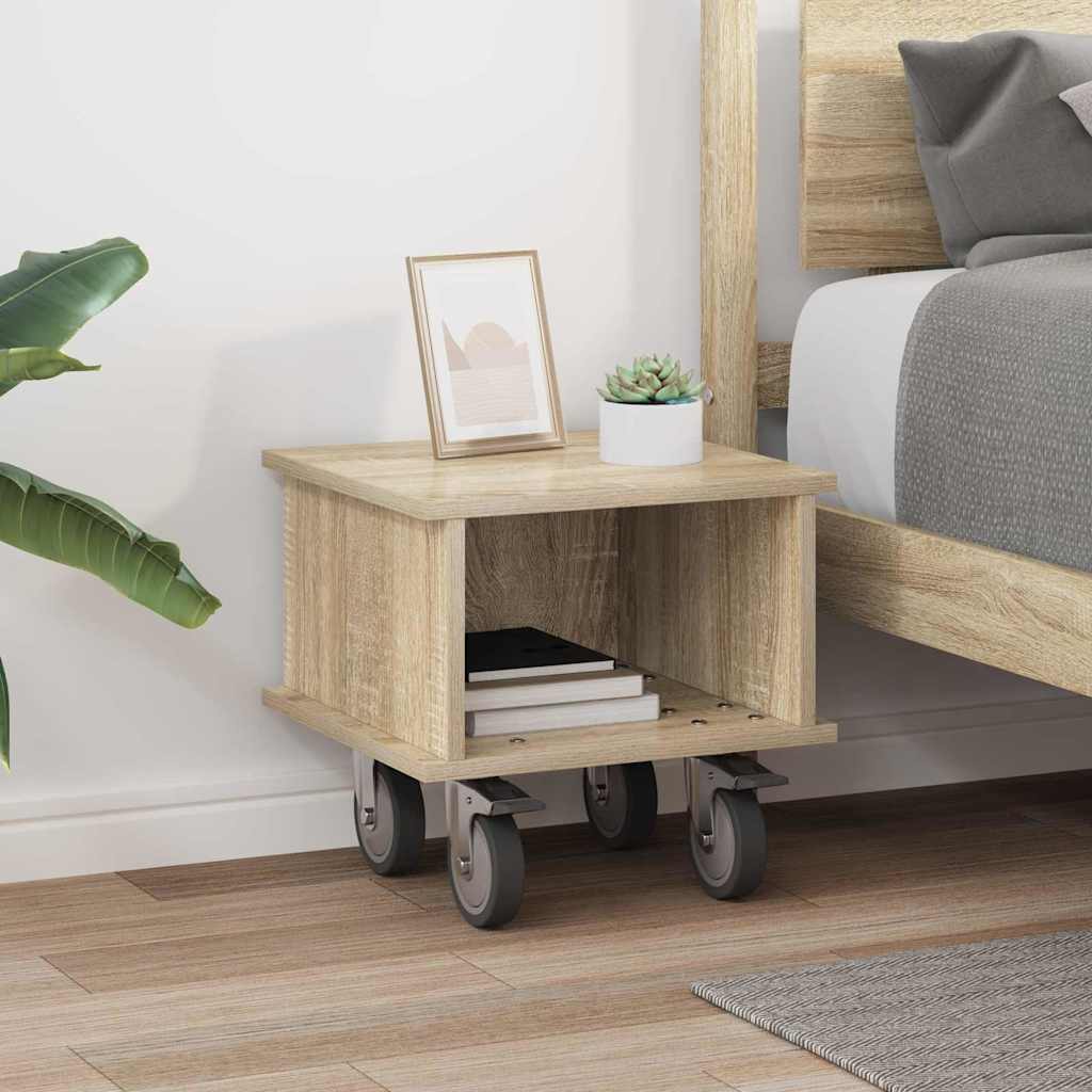 TV-bord 37 x 35 x 35 cm Sonoma eg Konstrueret træ