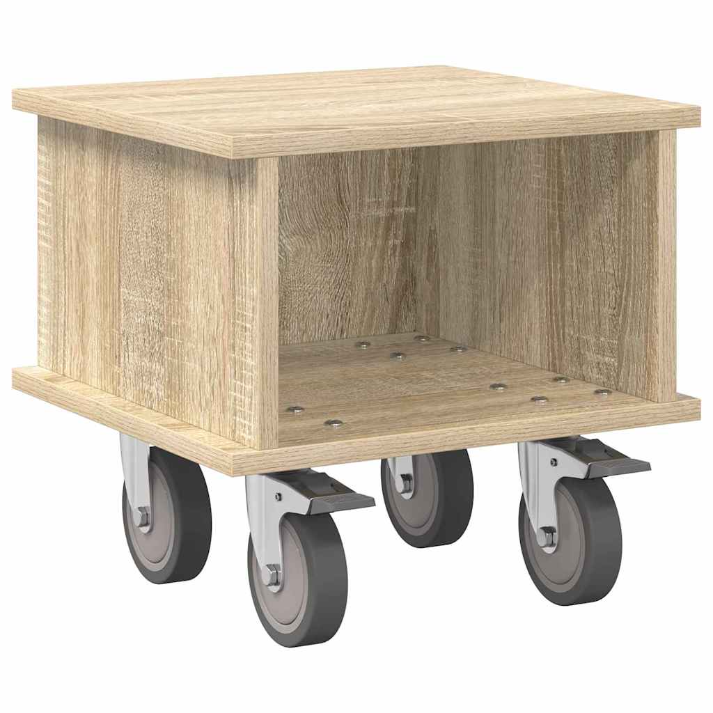 TV-bord 37 x 35 x 35 cm Sonoma eg Konstrueret træ