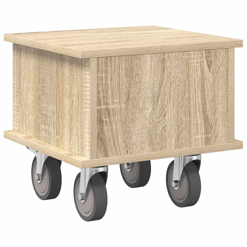 TV-bord 37 x 35 x 35 cm Sonoma eg Konstrueret træ