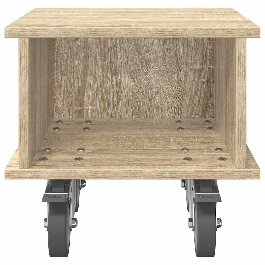 TV-bord 37 x 35 x 35 cm Sonoma eg Konstrueret træ