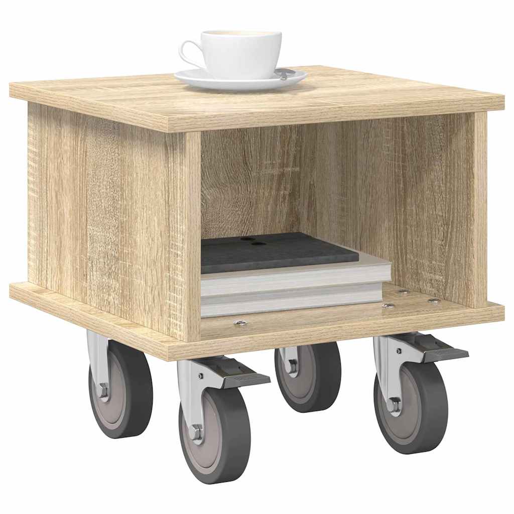 TV-bord 37 x 35 x 35 cm Sonoma eg Konstrueret træ