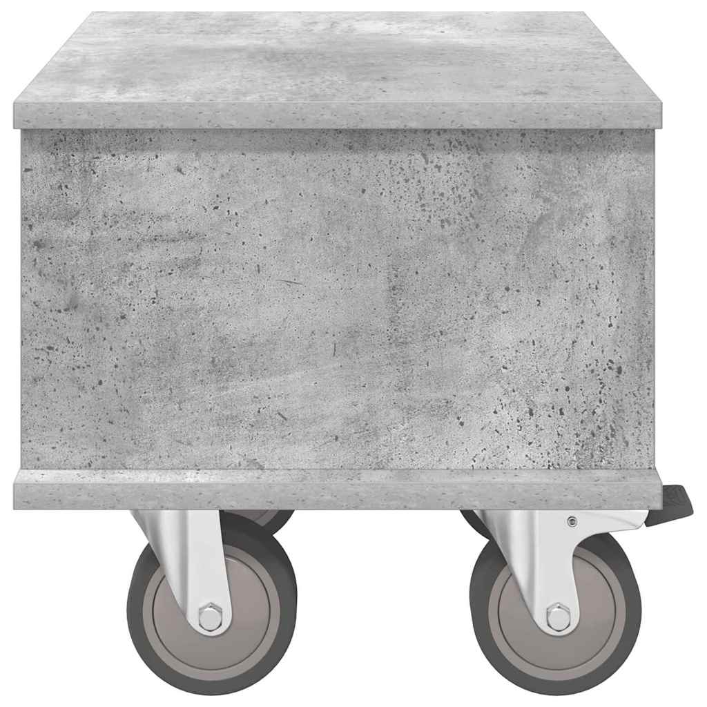 TV-bord 37 x 35 x 35 cm Beton Grå Konstrueret træ