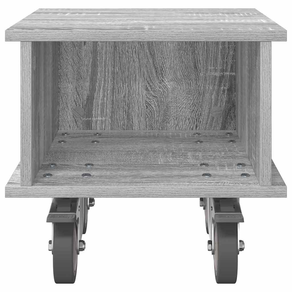 TV-bord 37 x 35 x 35 cm Grå Sonoma Konstrueret træ