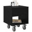 Sengebord Sort eg 40,5 x 40 x 48 cm Konstrueret træ