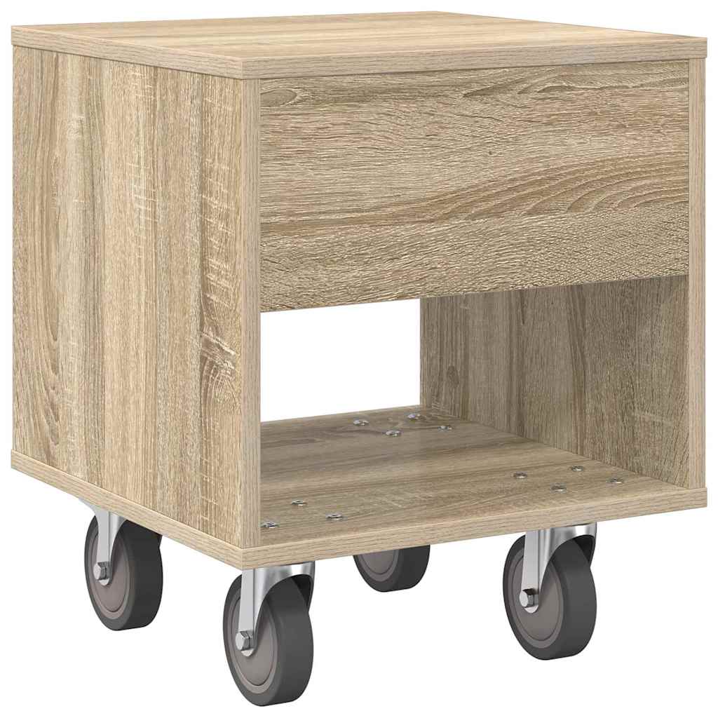 Sengebord Sonoma eg 40,5 x 40 x 48 cm Konstrueret træ