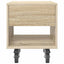 Sengebord Sonoma eg 40,5 x 40 x 48 cm Konstrueret træ