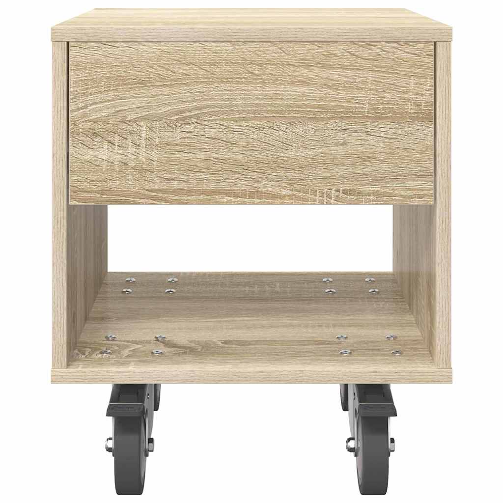 Sengebord Sonoma eg 40,5 x 40 x 48 cm Konstrueret træ