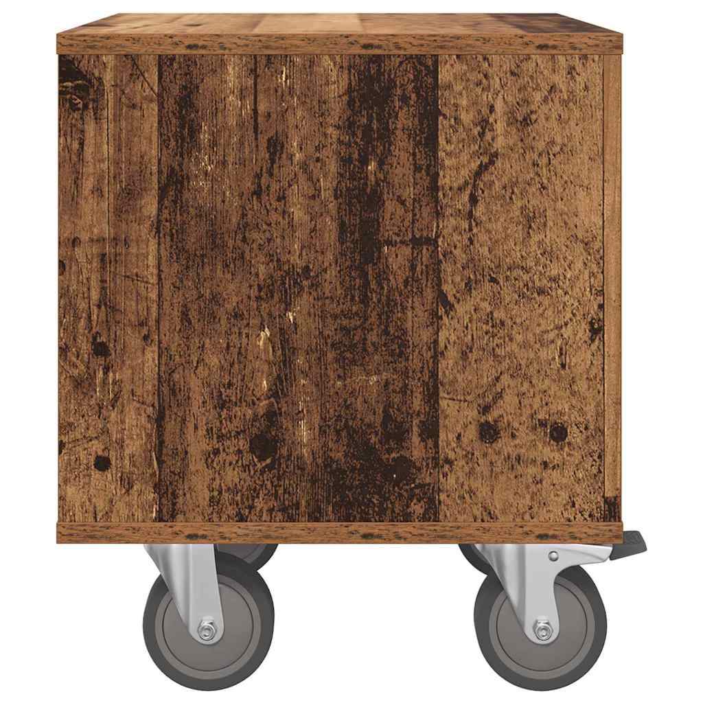 Sengebord Gammelt træ 40,5 x 40 x 48 cm Konstrueret træ