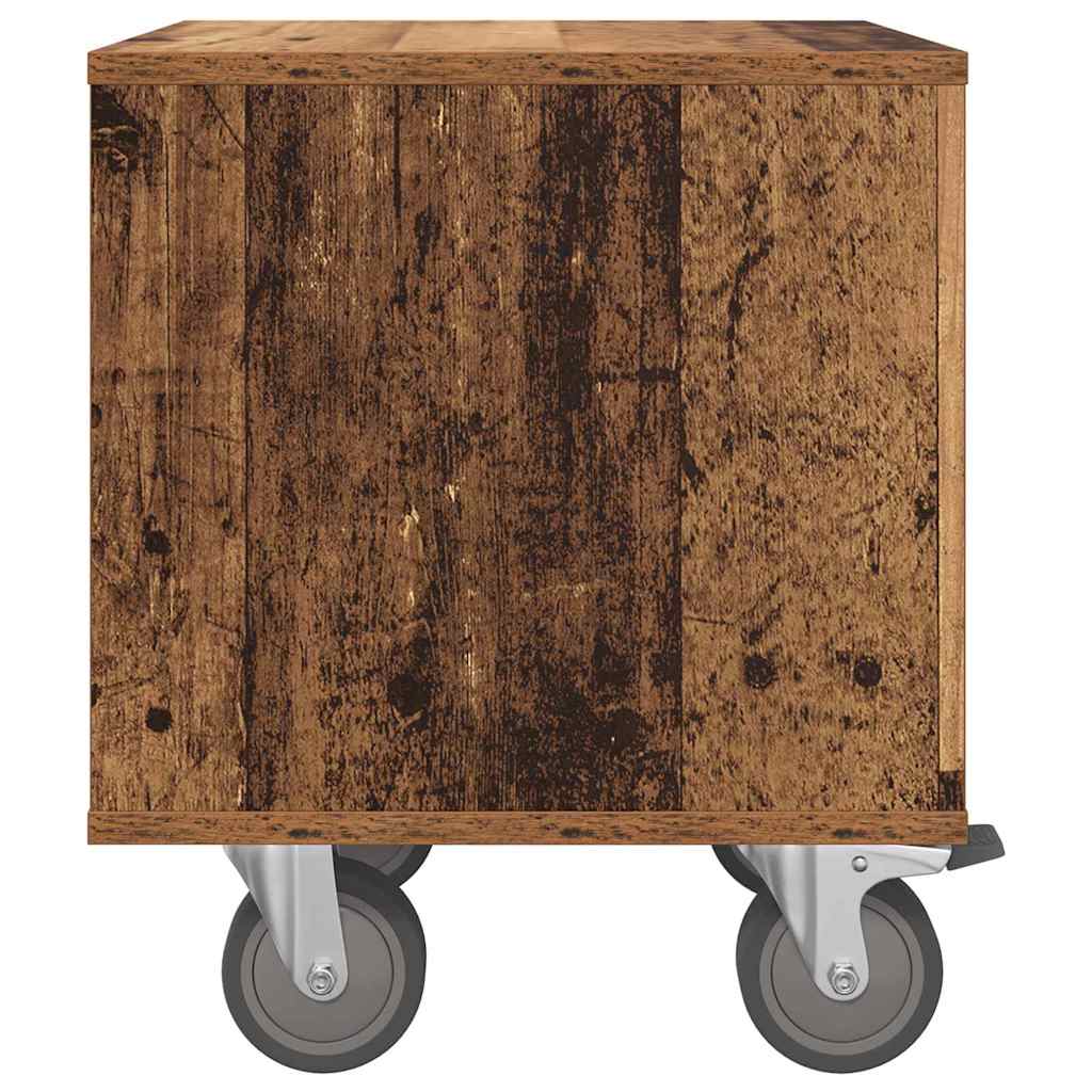 Sengebord 2 stk. Gammelt træ 40,5 x 40 x 48 cm Konstrueret træ