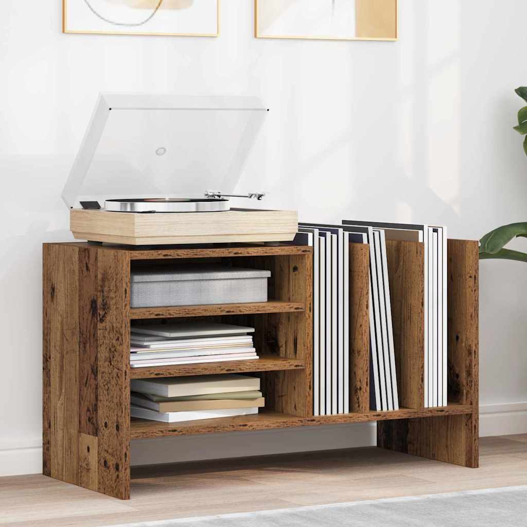Pladeskab Gammelt træ 78,5 x 35 x 45 cm Konstrueret træ
