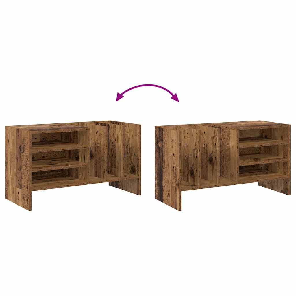 Pladeskab Gammelt træ 78,5 x 35 x 45 cm Konstrueret træ