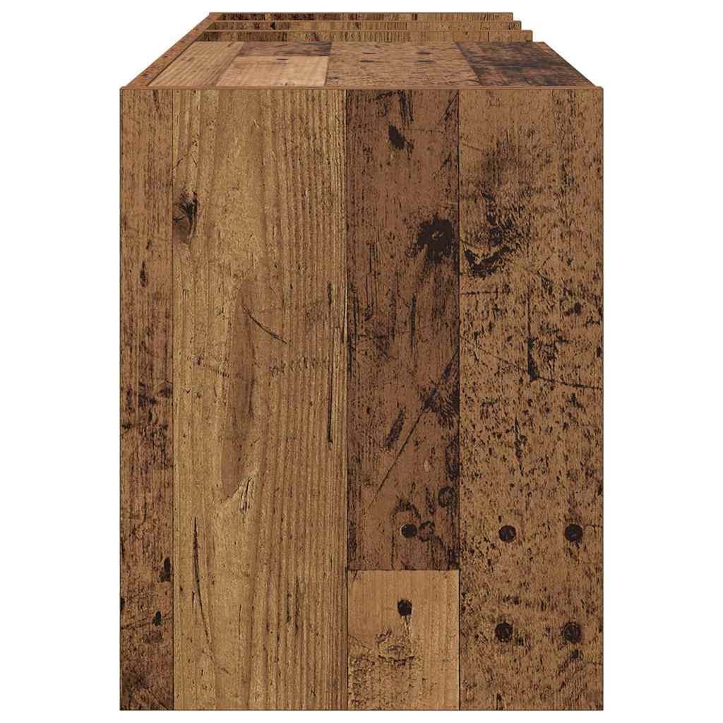 Pladeskab Gammelt træ 78,5 x 35 x 45 cm Konstrueret træ