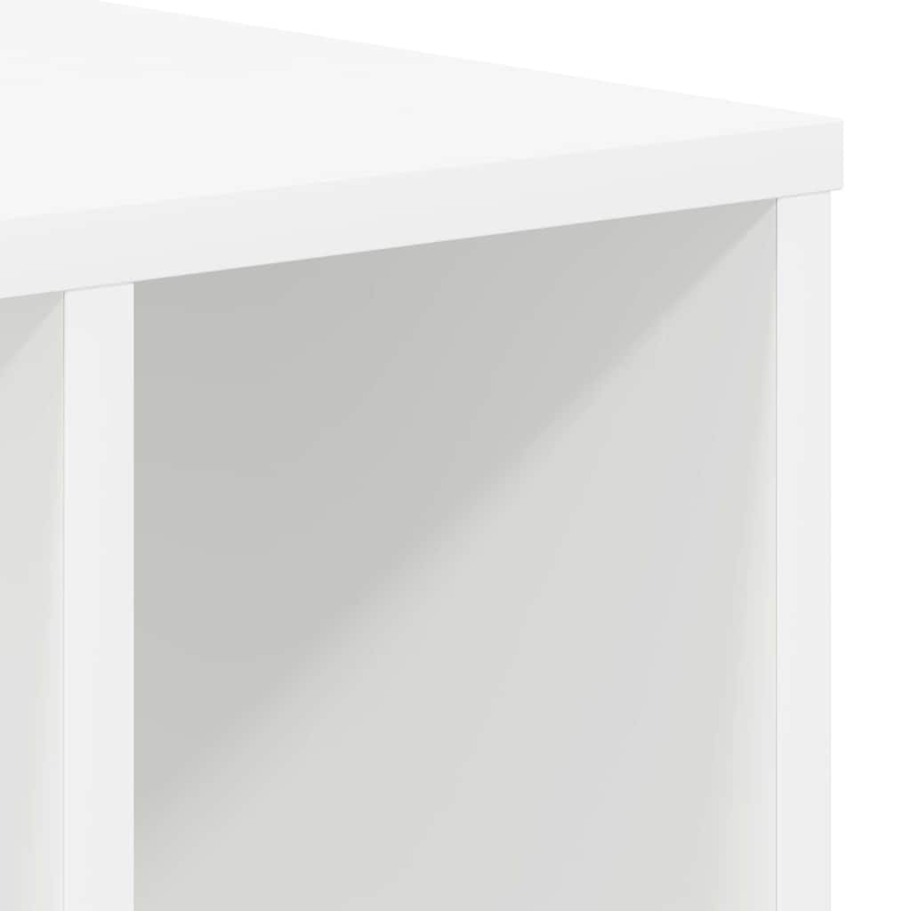 Endebord 2 stk. Hvid 37 x 32 x 40 cm Konstrueret træ