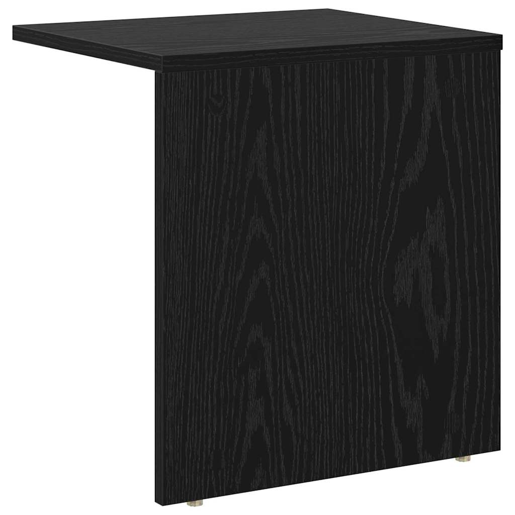 Endebord 2 stk. Sort eg 37 x 32 x 40 cm Konstrueret træ