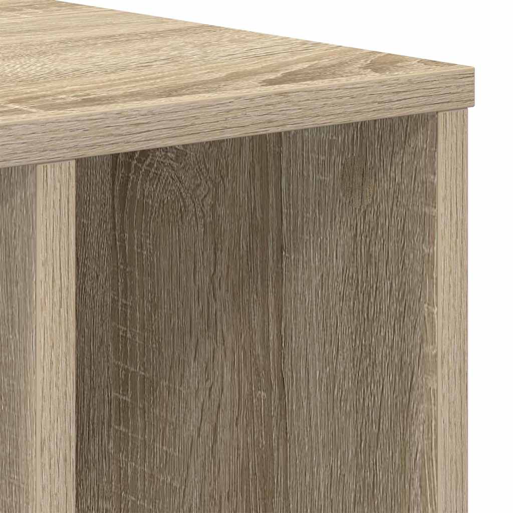 Endebord 2 stk. Sonoma eg 37 x 32 x 40 cm Konstrueret træ
