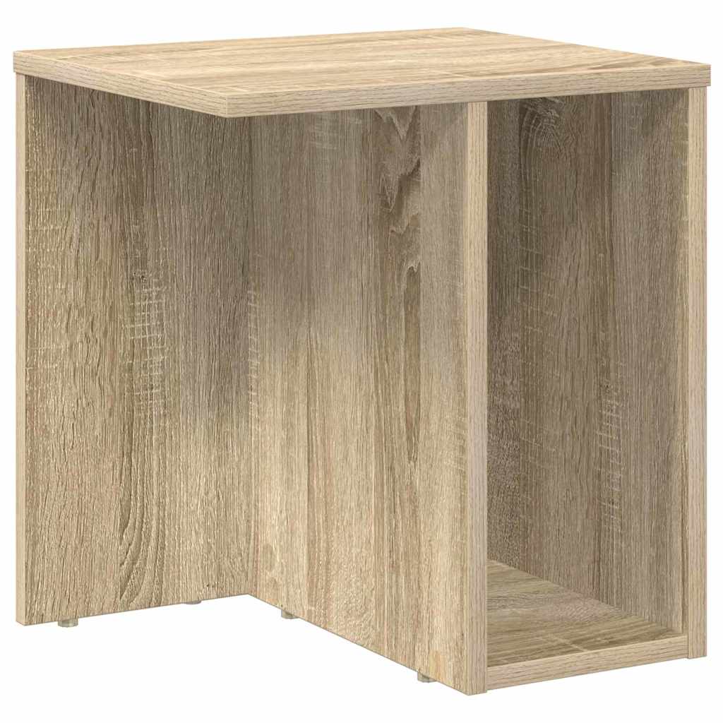 Endebord 2 stk. Sonoma eg 37 x 32 x 40 cm Konstrueret træ