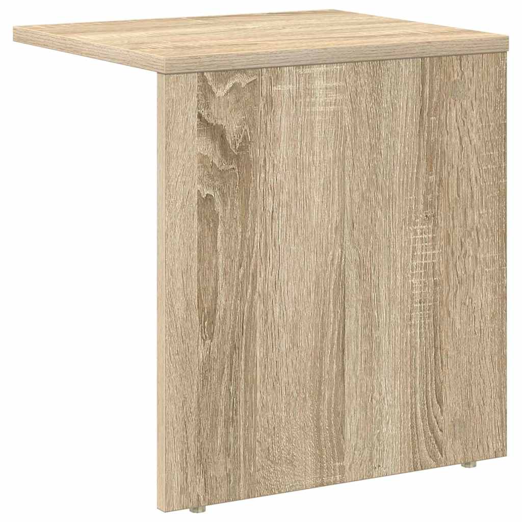 Endebord 2 stk. Sonoma eg 37 x 32 x 40 cm Konstrueret træ