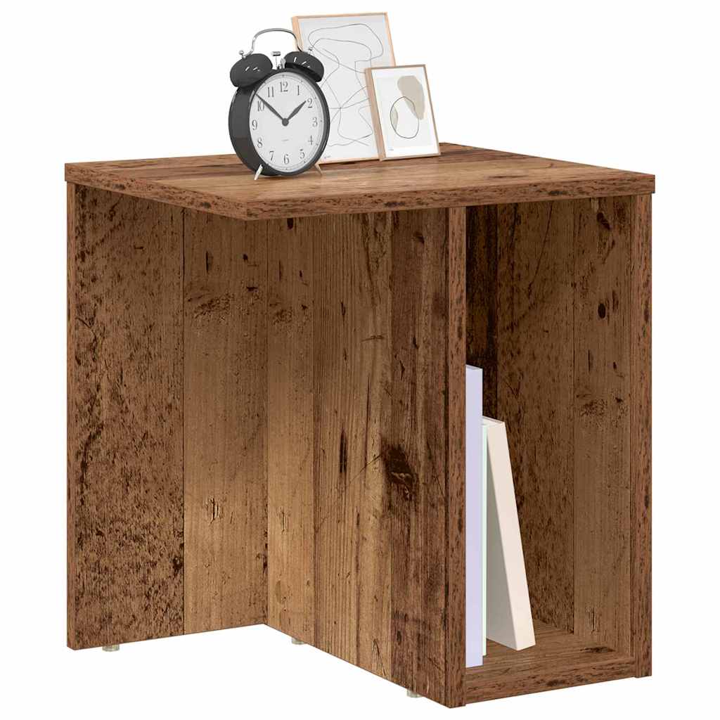 Endebord Gammelt træ 37 x 32 x 40 cm Konstrueret træ