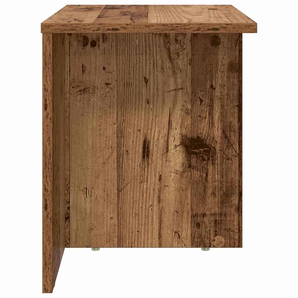Endebord Gammelt træ 37 x 32 x 40 cm Konstrueret træ