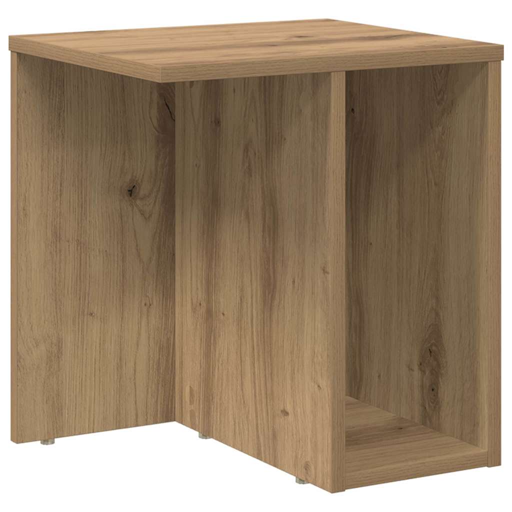 Endebord 2 stk. Artisan Egetræ 37 x 32 x 40 cm Konstrueret træ