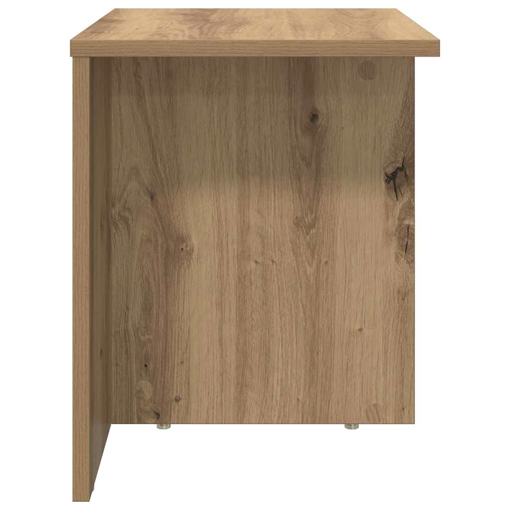 Endebord 2 stk. Artisan Egetræ 37 x 32 x 40 cm Konstrueret træ