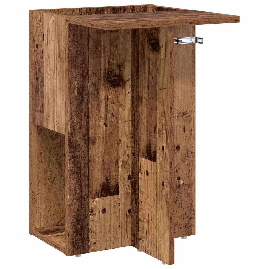 Endebord Gammelt træ 35 x 40 x 55 cm Konstrueret træ