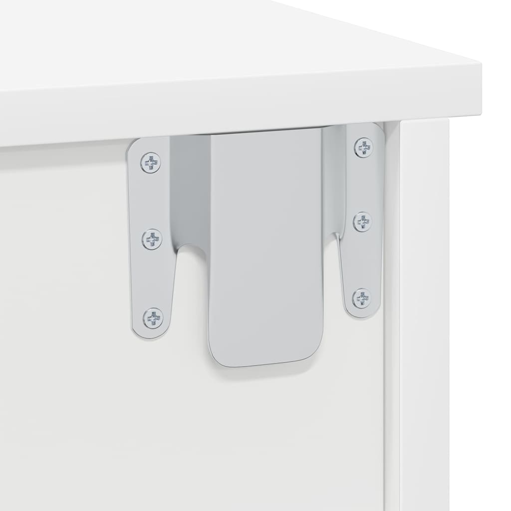 Sengebord Hvid 40 x 31 x 15 cm Konstrueret træ