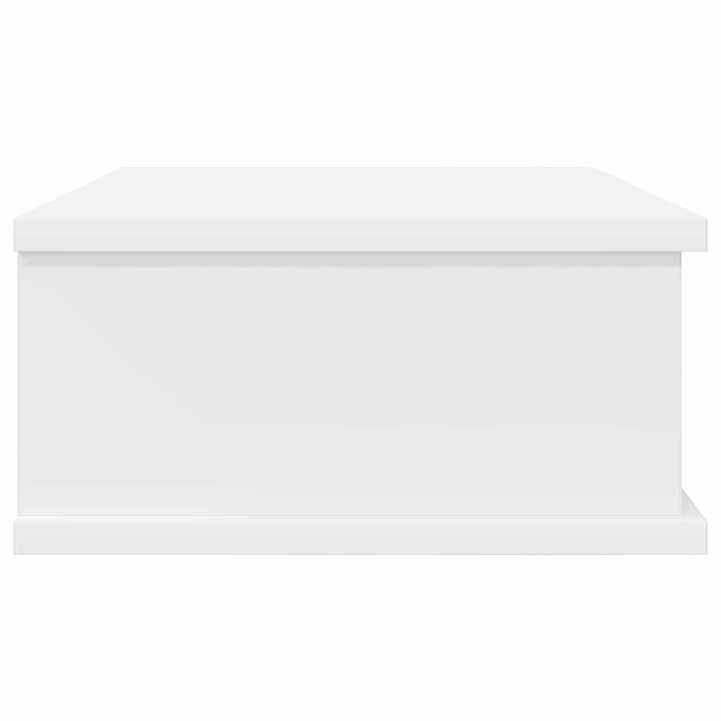 Sengebord Hvid 40 x 31 x 15 cm Konstrueret træ