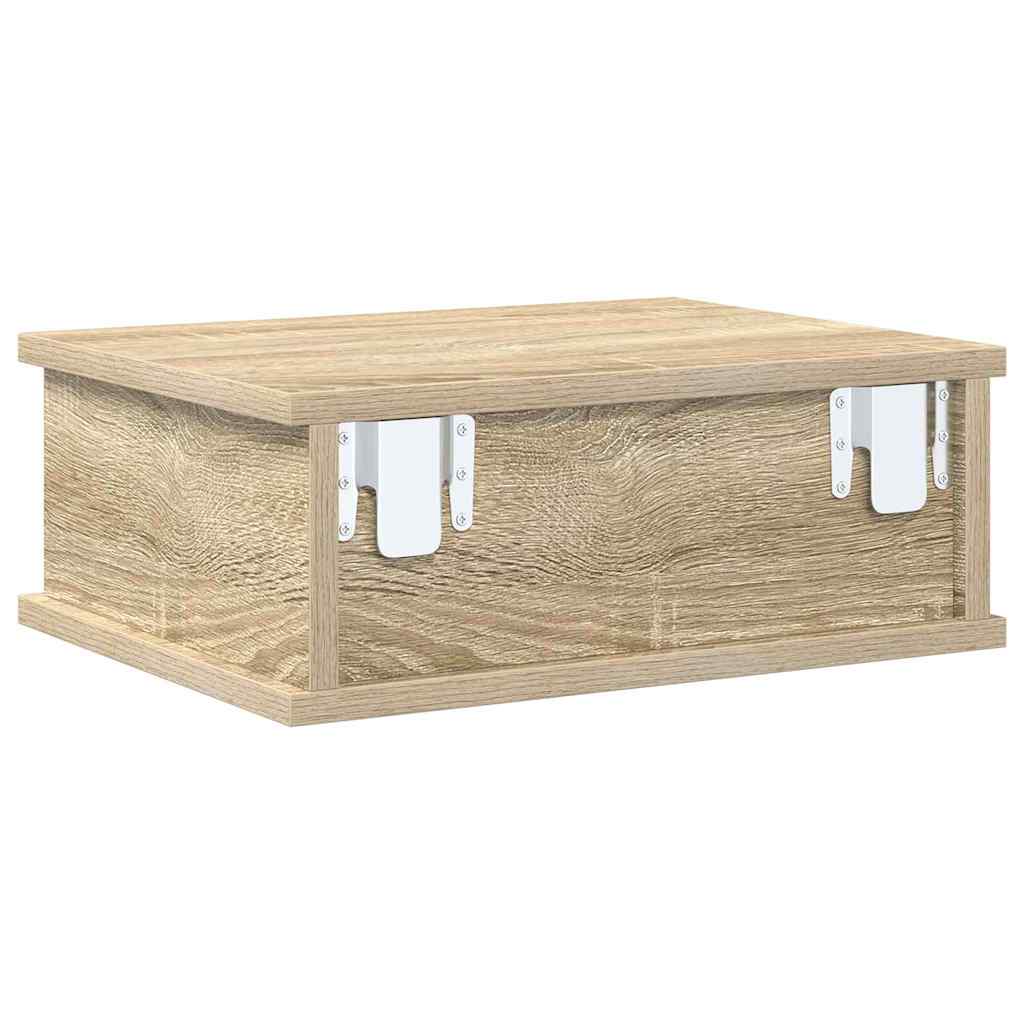Sengebord Sonoma eg 40 x 31 x 15 cm Konstrueret træ
