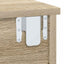 Sengebord 2 stk. Sonoma eg 40 x 31 x 15 cm Konstrueret træ