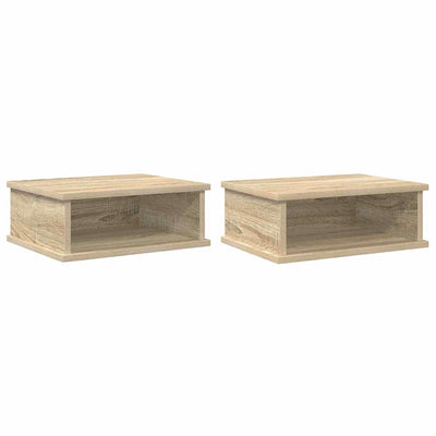 Sengebord 2 stk. Sonoma eg 40 x 31 x 15 cm Konstrueret træ