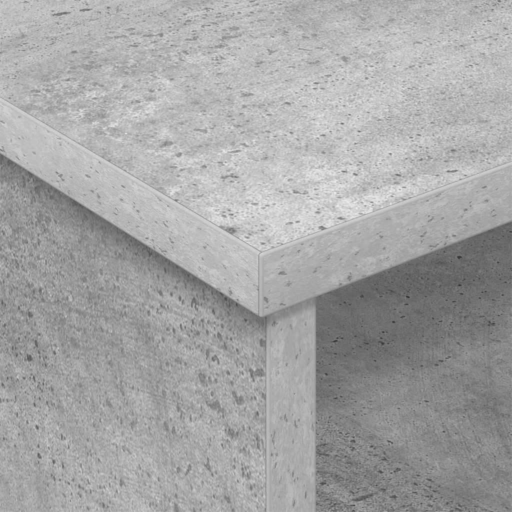 Sengebord Beton Grå 40 x 31 x 15 cm Konstrueret træ