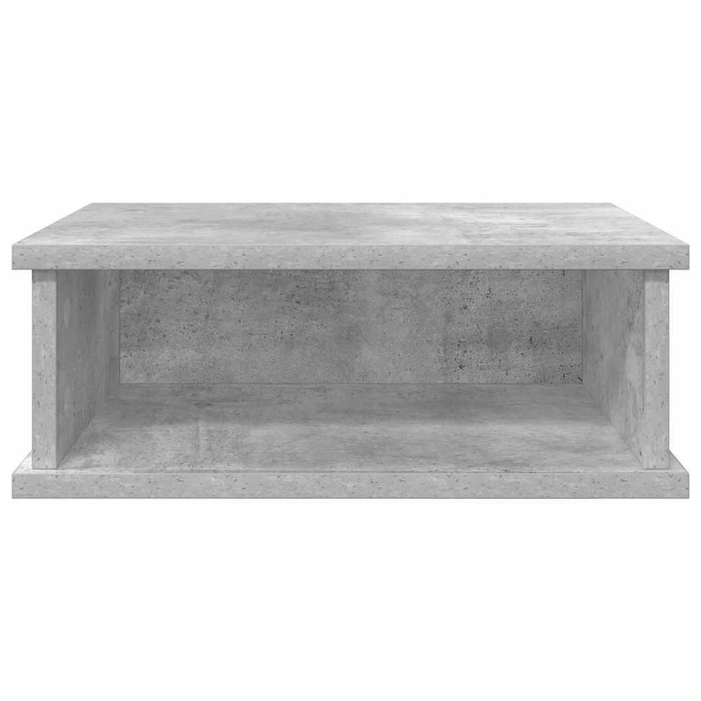 Sengebord Beton Grå 40 x 31 x 15 cm Konstrueret træ
