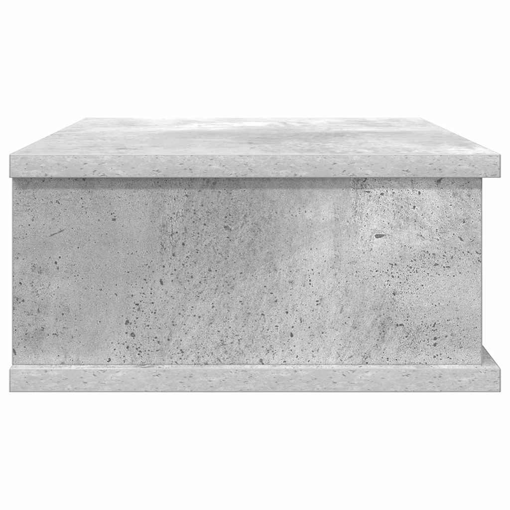 Sengebord Beton Grå 40 x 31 x 15 cm Konstrueret træ