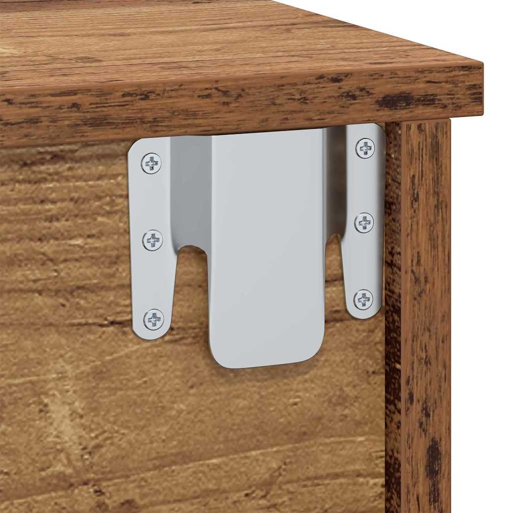 Sengebord Gammelt træ 40 x 31 x 15 cm Konstrueret træ