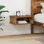 Sengebord Gammelt træ 40 x 31 x 15 cm Konstrueret træ