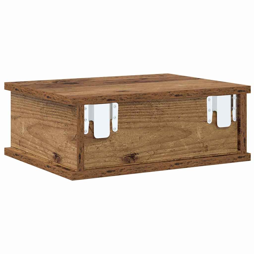 Sengebord Gammelt træ 40 x 31 x 15 cm Konstrueret træ