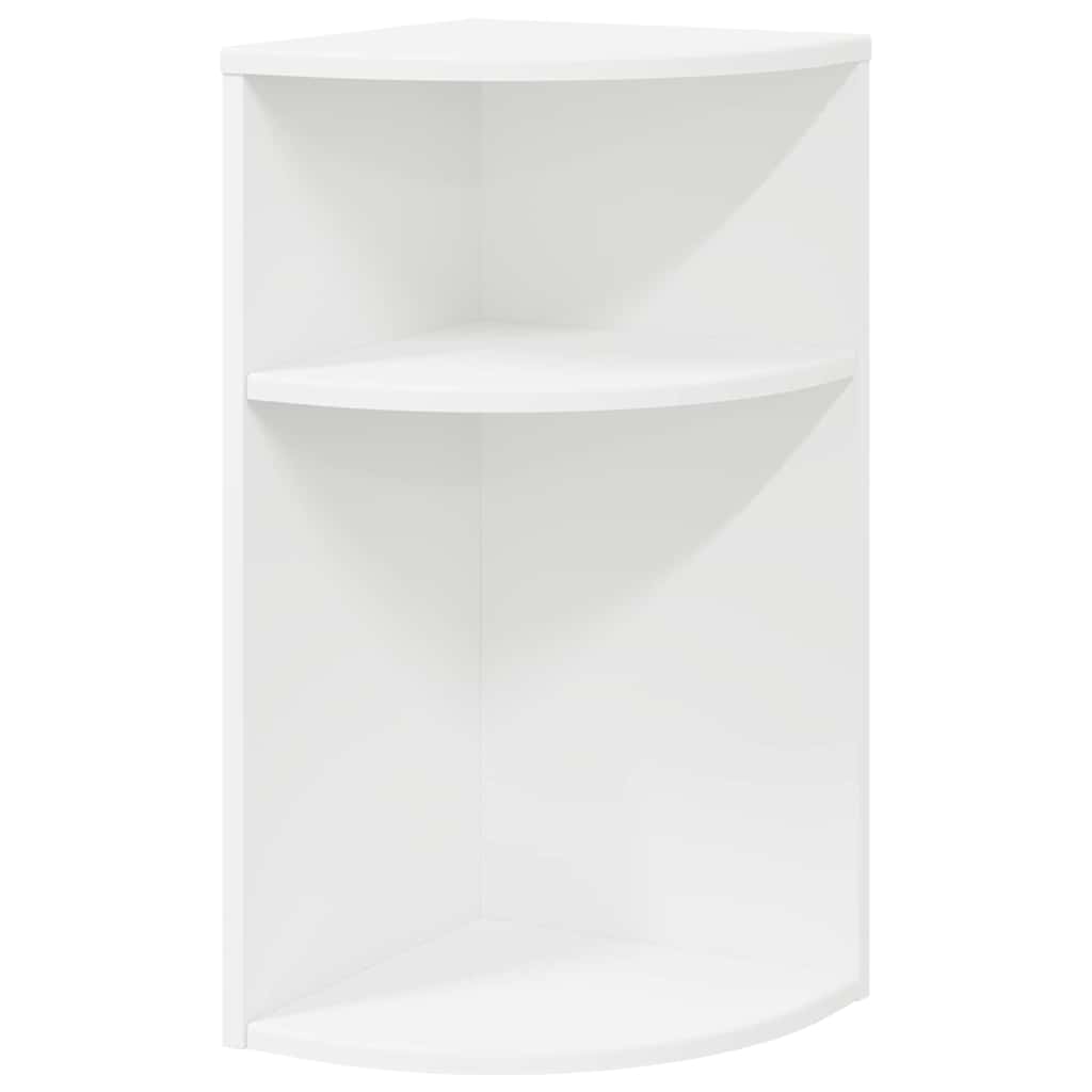 Endebord Hvid 29,6 x 29,6 x 60 cm Konstrueret træ