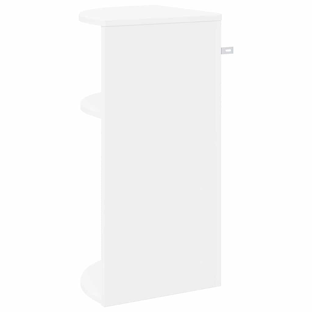 Endebord Hvid 29,6 x 29,6 x 60 cm Konstrueret træ