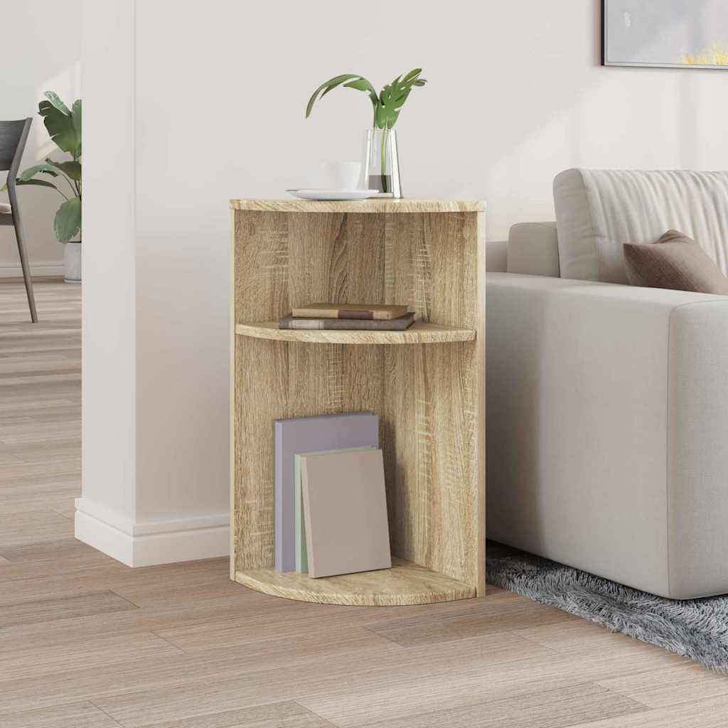 Endebord Sonoma eg 29,6 x 29,6 x 60 cm Konstrueret træ