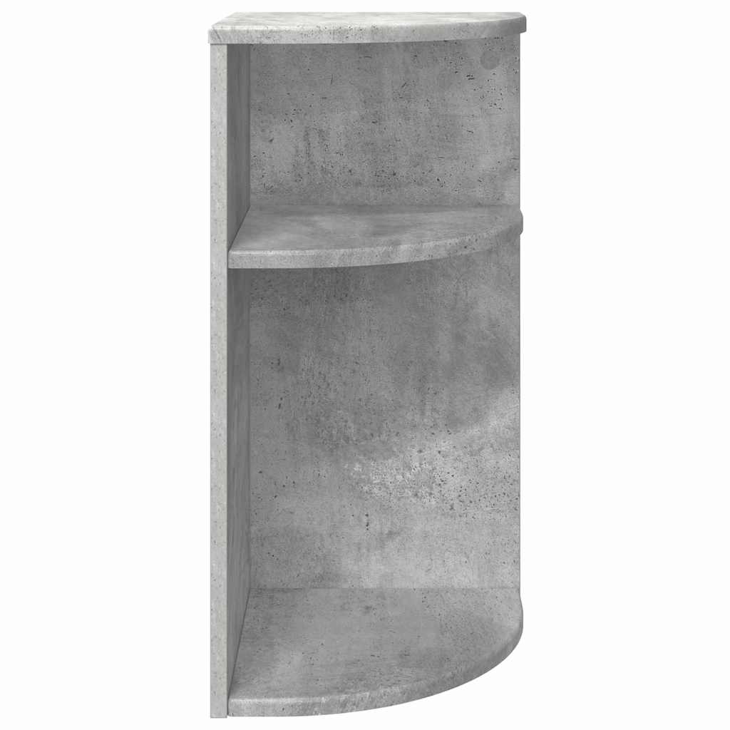 Endebord Beton Grå 29,6 x 29,6 x 60 cm Konstrueret træ