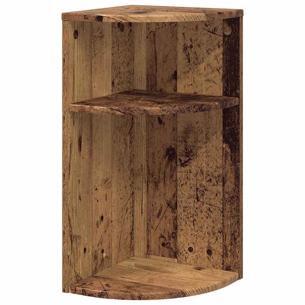 Endebord Gammelt træ 29,6 x 29,6 x 60 cm Konstrueret træ
