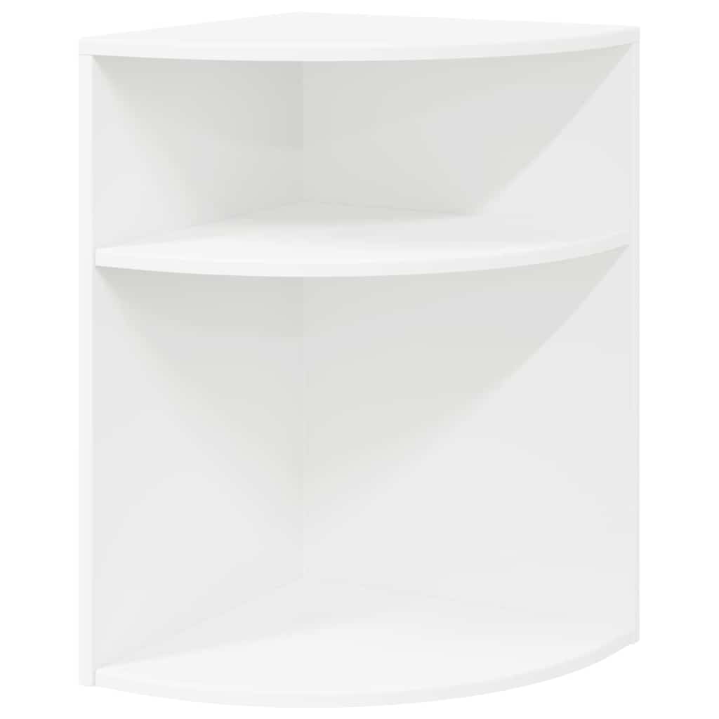 Endebord Hvid 39,7 x 39,7 x 60 cm Konstrueret træ