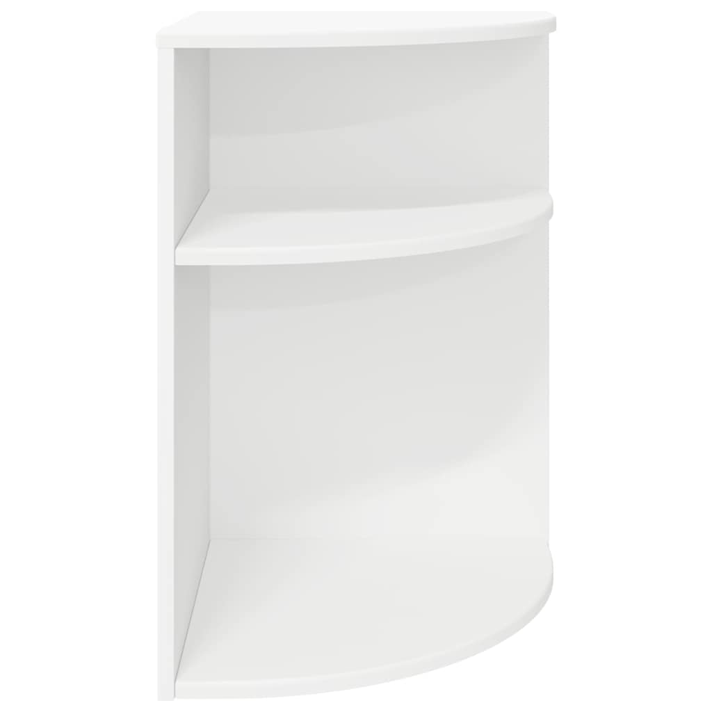 Endebord Hvid 39,7 x 39,7 x 60 cm Konstrueret træ
