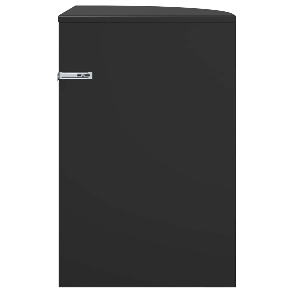 Endebord Sort 39,7 x 39,7 x 60 cm Konstrueret træ