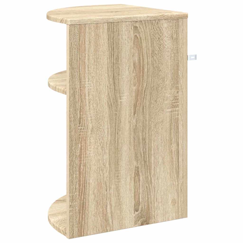 Endebord Sonoma eg 39,7 x 39,7 x 60 cm Konstrueret træ