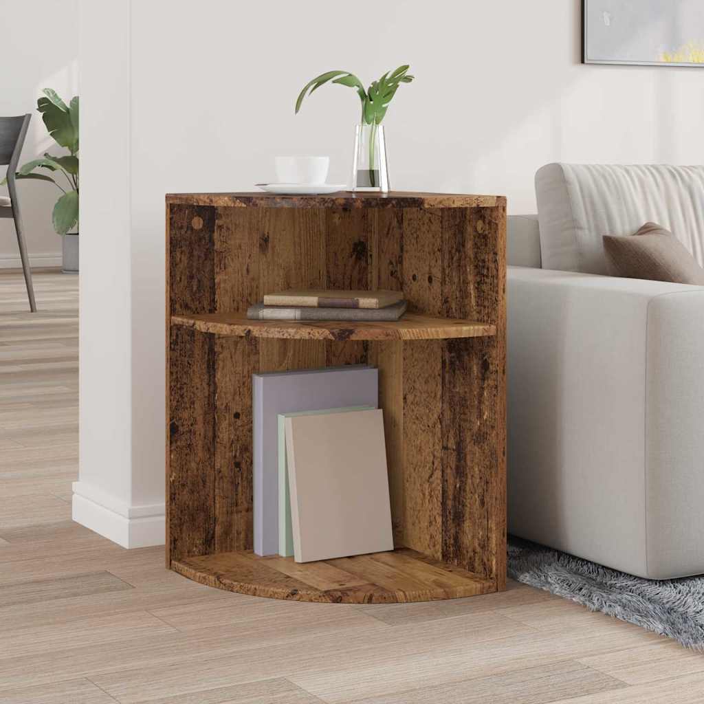 Endebord Gammelt træ 39,7 x 39,7 x 60 cm Konstrueret træ