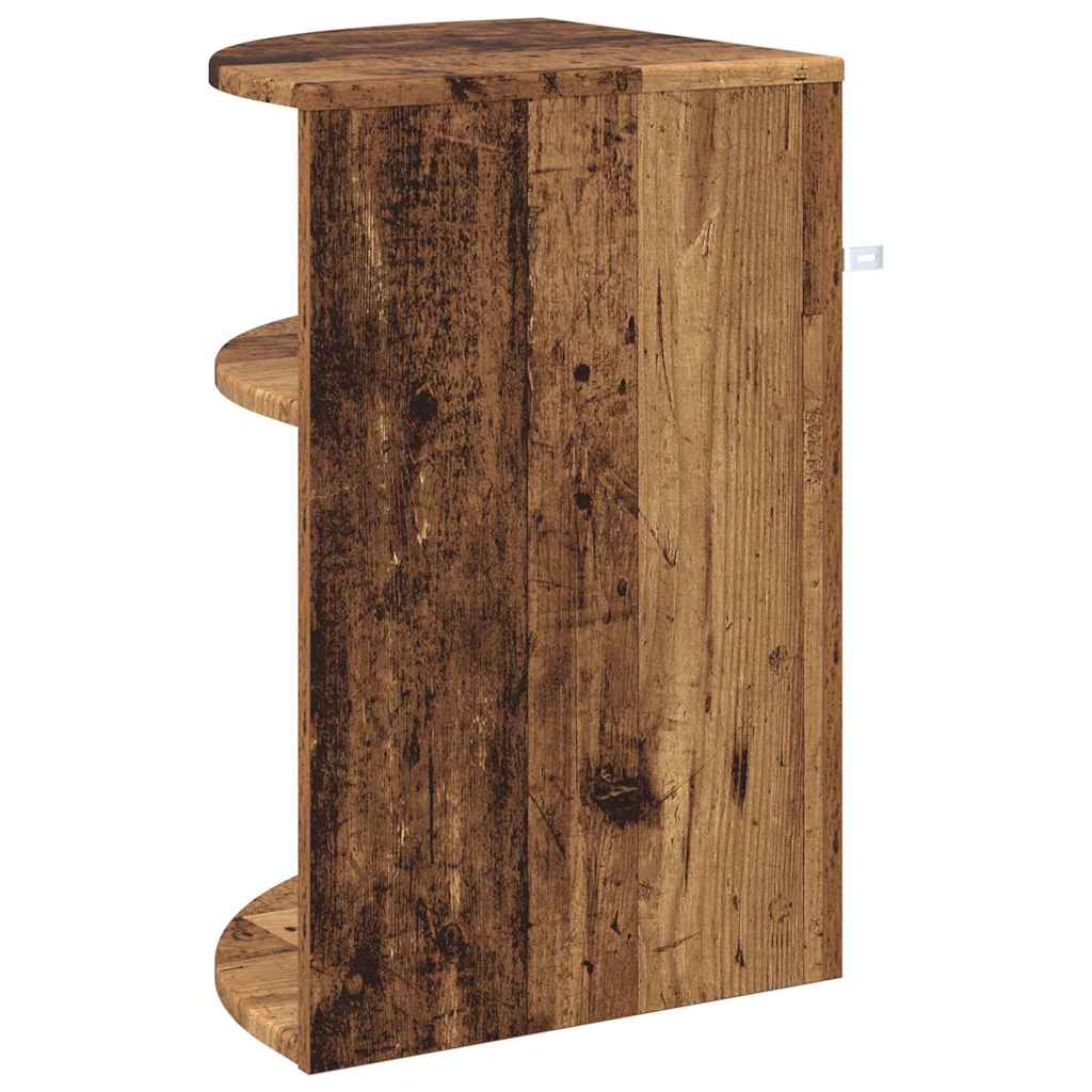 Endebord Gammelt træ 39,7 x 39,7 x 60 cm Konstrueret træ